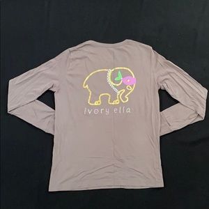 Ivory Ella Mardi Gras Long Sleeve T-Shirt